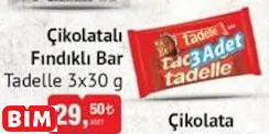 TADELLE ÇİKOLATALI  FINDIKLI BAR